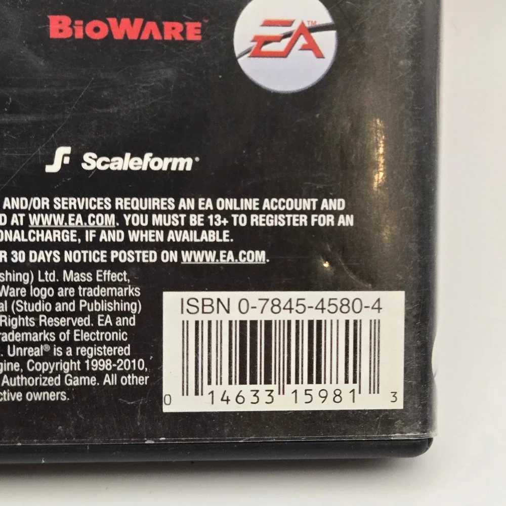 Electronic Mass Effect 2 PC Video Game Mature Sci-Fi RPG BioWare 2-Disc 2010